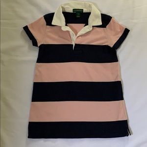 JCrew Always girls 4T rugby style dress